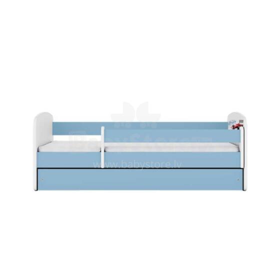 Bed babydreams blue formula with drawer with non-flammable mattress 160/80