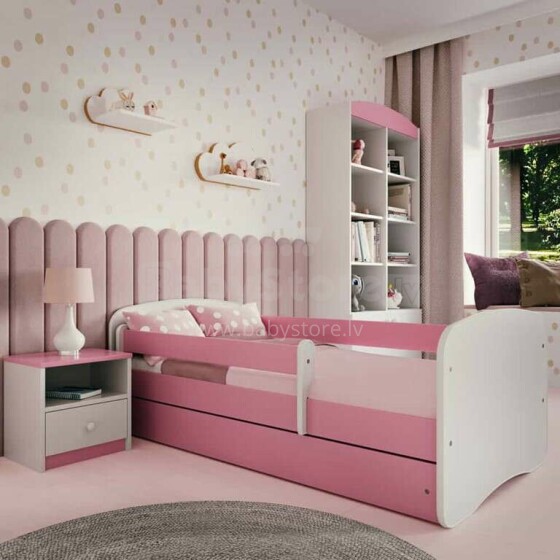 Bed babydreams pink without pattern without drawer without mattress 180/80