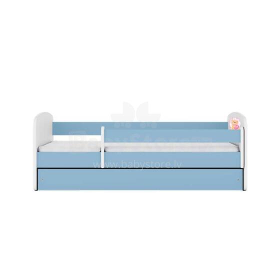 Bed babydreams blue teddybear butterflies with drawer with non-flammable mattress 180/80