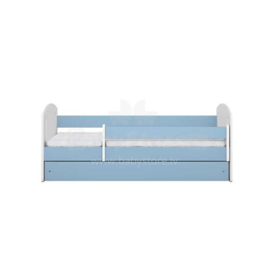 Bed classic 2 blue with drawer with non-flammable mattress 180/80