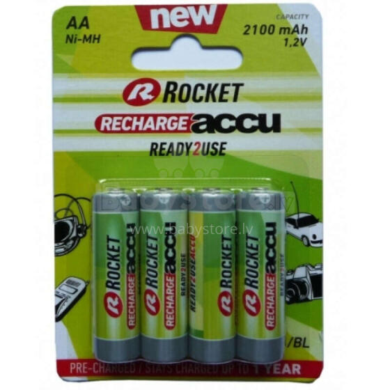 Precharged HR6 2100MAH ALWAYS READY Blistera iepakojumā 4gb.
