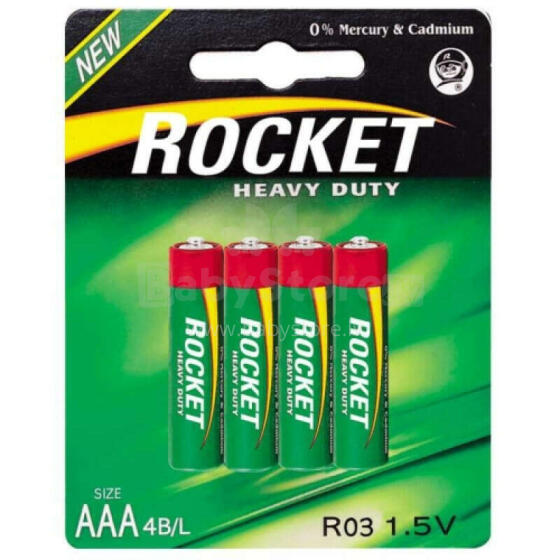 R03-4BB (AAA) Blistera iepakojumā 4gb