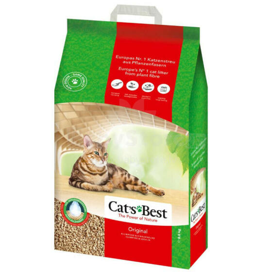 Cat`s Best Oko Plus organiskie koka pakaiši dzīvniekiem 40L