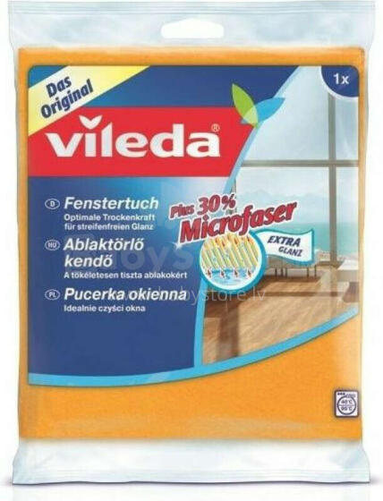 Vileda logu audums 30% mikrošķiedra (141327)
