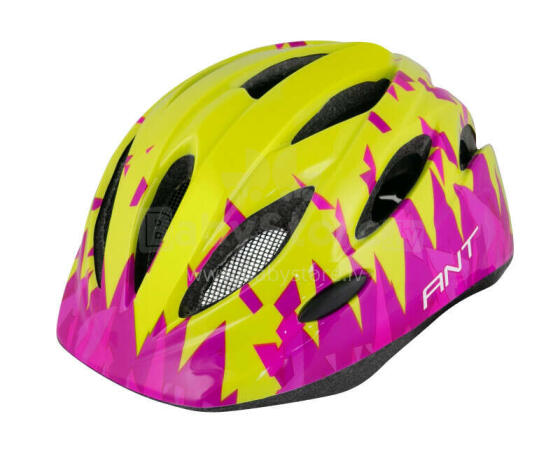 Aizsargķivere bērniem Force Ant Junior Yellow/Pink (52-56 cm)