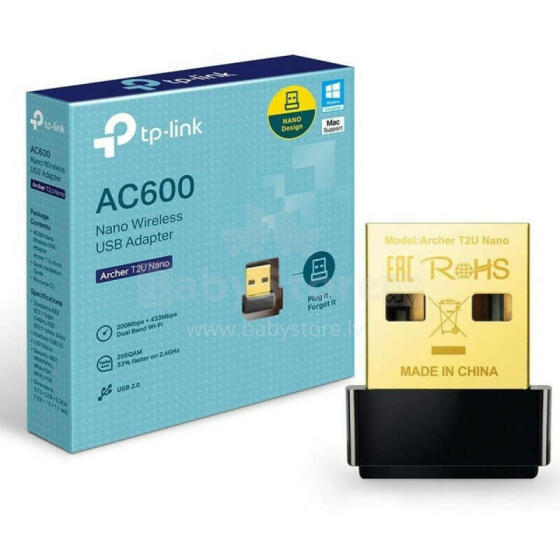 Wi-Fi нано-USB-адаптер TP-LINK AC600