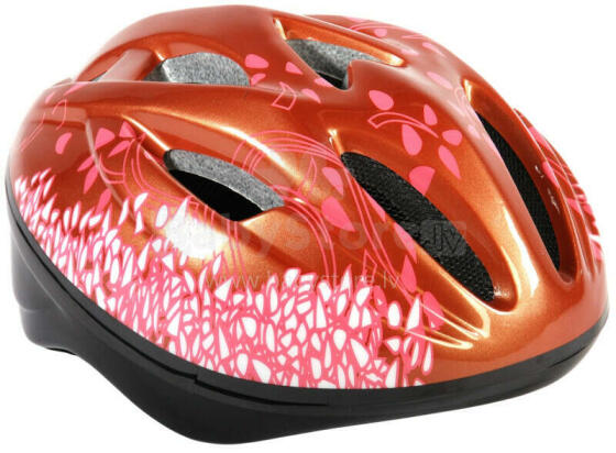 Велошлем детский Volare Deluxe - bronze pink - 51-55 cm