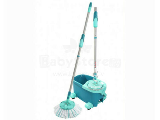 LEIFHEIT Grīdas uzkopšanas komplekts Clean Twist Disc Mop Ergo Mobile