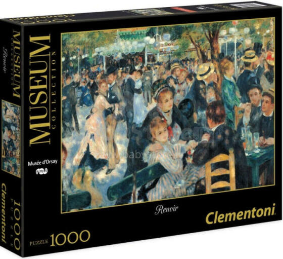 Clementoni Renoir Bal Du Moulin De La Galette 31412, 1000 gab.