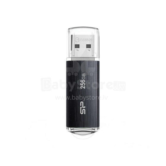 SILICON POWER Blaze B02 USB zibatmiņas disks 256 GB USB Typu-A 3.2 Gen 1 (SP256GBUF3B02V1K) Melns