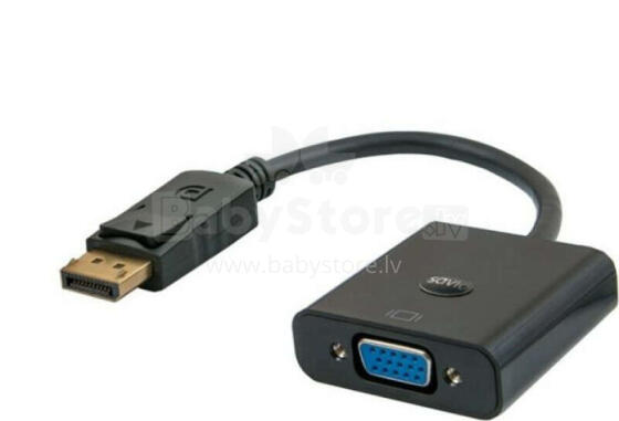 Elmak DisplayPort AV адаптер - D-Sub (VGA) черный (CL-90B)