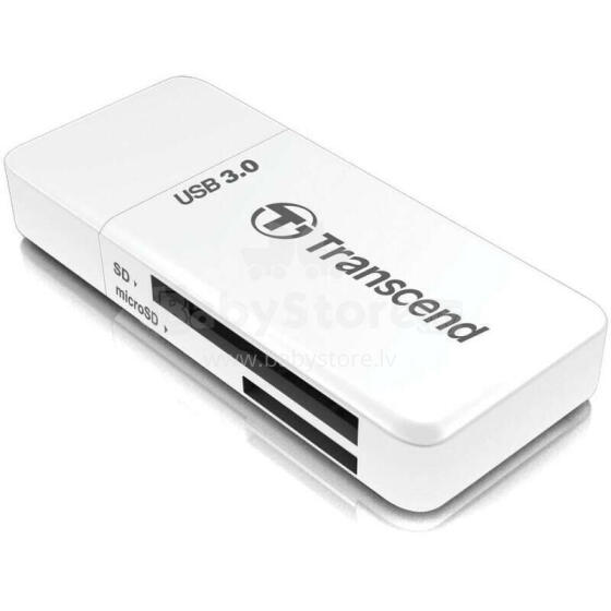 УСТРОЙСТВО ЧТЕНИЯ ПАМЯТИ ФЛЭШ USB3.1/БЕЛЫЙ TS-RDF5W TRANSCEND