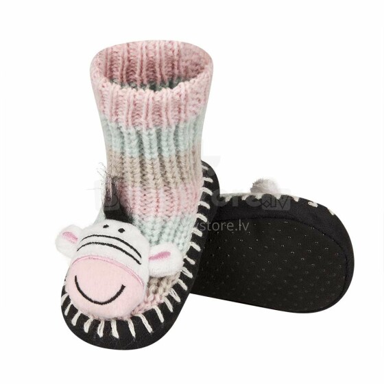 Soxo Infant slippers Art.69060-2 Детские носочки-мокасины (Тапочки-игрушки)