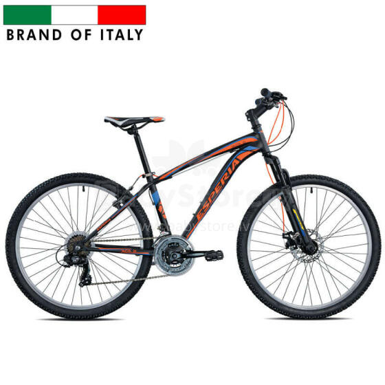 Vīriešu kalnu velosipēds  Esperia Dakota 8240N TY30 21V Orange (Rata izmērs: 26 Rāmja izmērs: M)