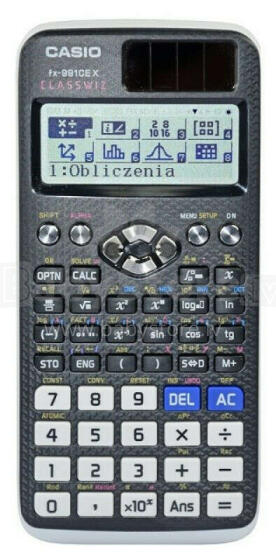 НАУЧНЫЙ КАЛЬКУЛЯТОР CASIO FX 991CEX CLASSWIZ ЧЕРНЫЙ, 12-ЗНАЧНЫЙ ДИСПЛЕЙ