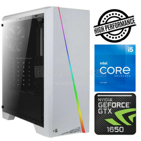 Personālais dators ITS i5-10400F 16GB 250SSD NVME+2TB GTX1650 4GB No-Os