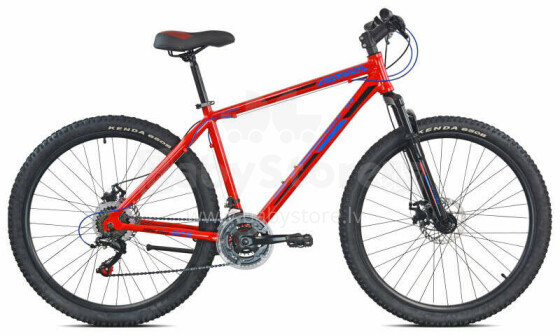 Vīriešu kalnu velosipēds Stucchi 27,5 Vermont sarkans (Rata izmērs: 27.5 Rāmja izmērs: M)