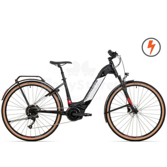 Электрический велосипед Rock Machine 29 Crossride e400B черный (Размер колеса: 29 Размер рамы: L)