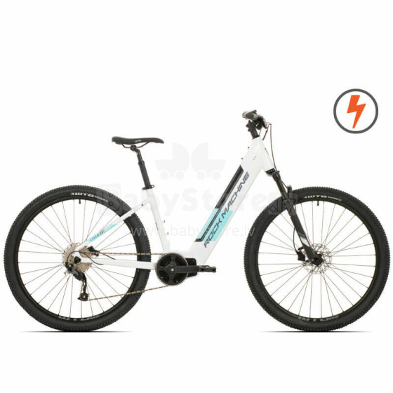 Электрический велосипед Rock Machine 29 Storm INT e70-29 Lady Белый (Размер колеса: 29 Размер рамы: L)