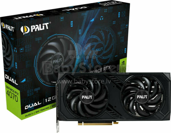Videokarte Palit GeForce RTX 4070 Dual 12 GB GDDR6X (NED4070019K9-1047D)