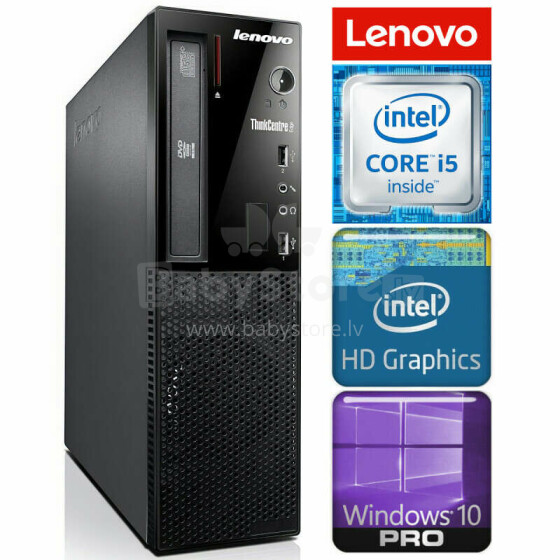 Personālais dators Lenovo Edge 72 SFF i5-3470 16GB 480SSD DVD WIN10Pro