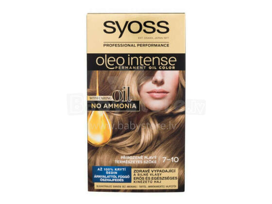 Стойкая масляная краска Oleo Intense 7-10 Natural Blond 50 мл