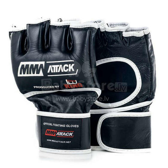MMA cimdi Ring Attack (RR-99) XL, melni