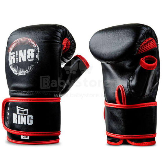 MMA cimdi Ring Rapid (RR-45) S/M, melni
