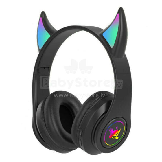 Goodbuy Devil bezvadu austiņas bērniem | bluetooth 5.0 | melnas