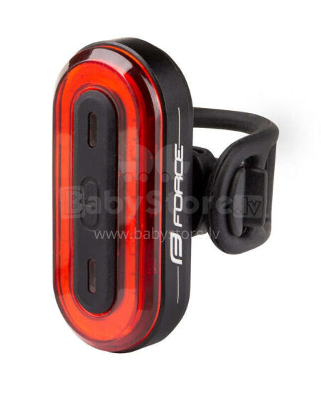 Velo lukturis Force ARC 40LM 30 LED USB aizmugurējais