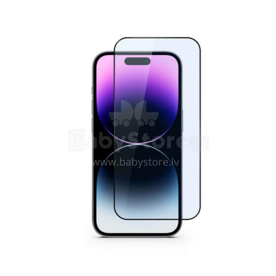 EPICO EDGE TO EDGE GLASS IM IPHONE 15 PLUS — AR APLIKTĀTORU