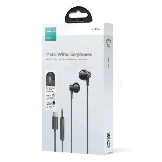 Słuchawki Joyroom Metal Wired Earphones JR-EC07