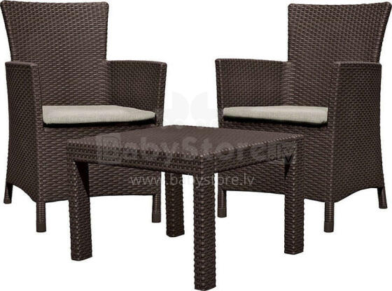 Садовая мебель osario Balcony Set коричневая