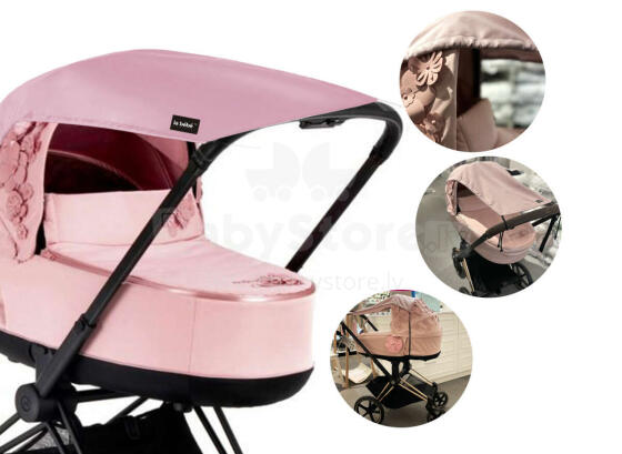 Visor Exclusive Art.164157 Aria Rose Universal stroller visor+GIFT mini bag