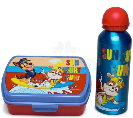Paw Patrol Dinner Set Art.PW19819 Комплект Бутылочка+Контейнер для хранения питания