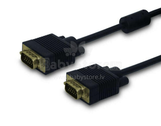 Savio CL-29 VGA-кабель 1,8 м VGA (D-Sub) Черный