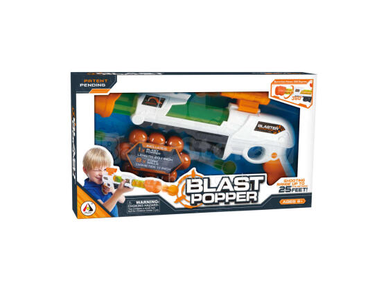 Bumbiņu blastera komplekts ar 8 bumbiņām