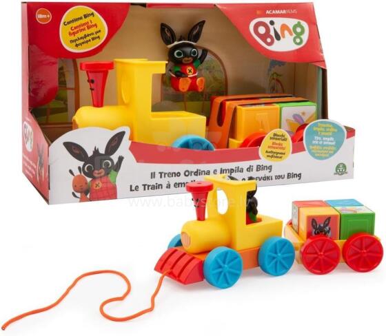 Giochi Preziosi Bing Art.165566 vilciena izglītojoša spēle ar numurētām kauliņu figūrām