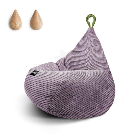 Qubo™ Tiny Drop Art deco Feel Art.165575 Sēžammaiss, mīkstais, ergonomisks pufs bērniem (beanbag)