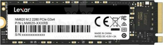 Lexar NM620 512GB M.2 2280 PCI-E x4 Gen3 NVMe SSD (LNM620X512G-RNNNG)