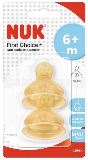 713243 LATEX BOTTLE teat 6-18 L 2 PCS