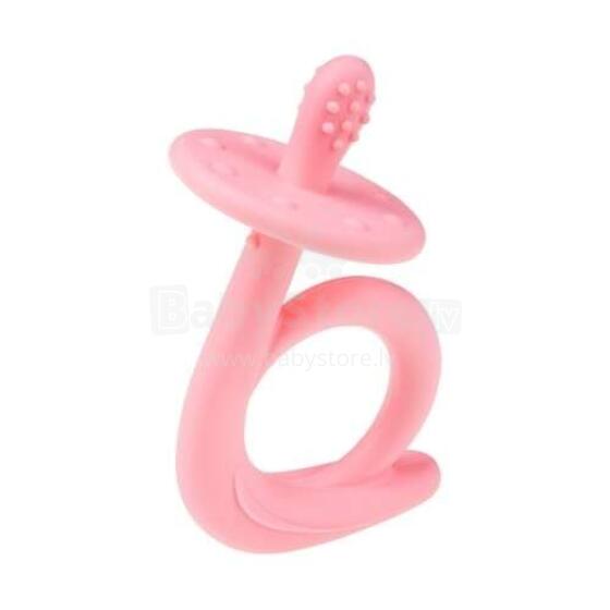 AKUKU SNAIL Art.A0115 PINK Силиконовая прорезыватель