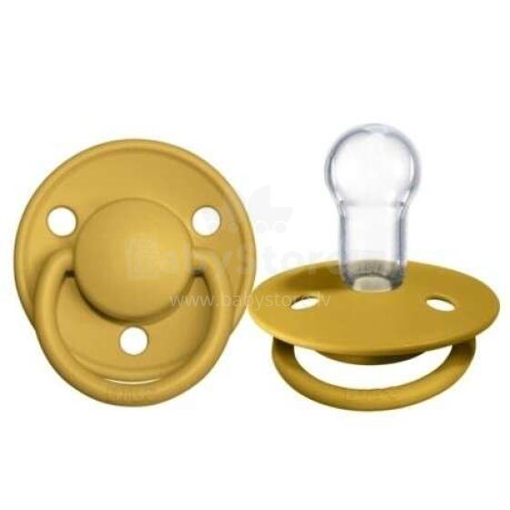  1010254 silicone pacifer DE LUX MUSTARD 0-36 