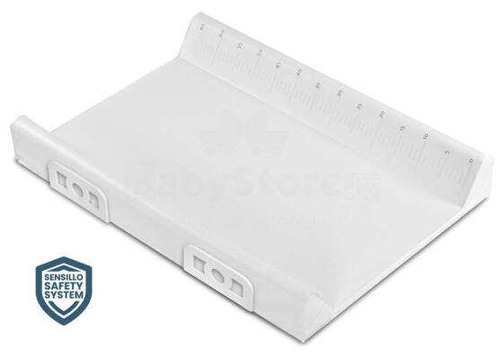 Stiffened Changing Pad WITH SAFETY SYSTEM - PLATINUM