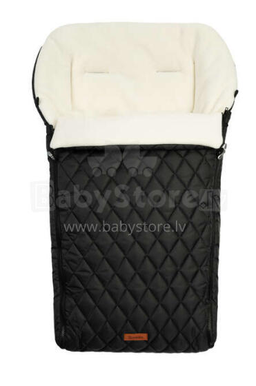 QUILTED POLAR ROMPER BAG BLACK