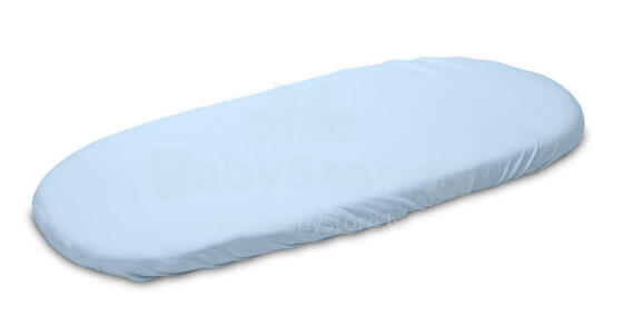 Bamboo sheet for the pram Blue 35x75