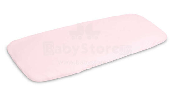 Bamboo bedsheet for cradle Pink 90x40
