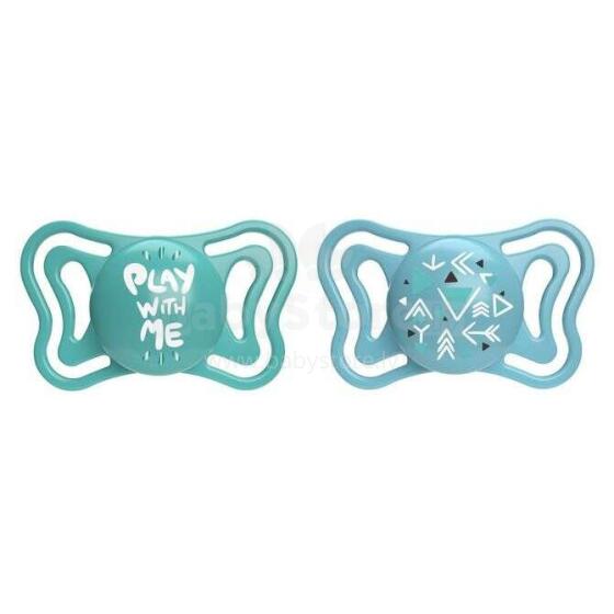 156436 PHYSIO LIGHT SILICONE pacifier 16-36M 2 PCS BLUE