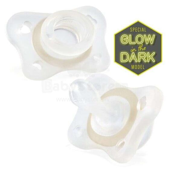 129669 PHYSIOFORMA MINI SILICONE pacifier 2-6M 2PCS LUMI