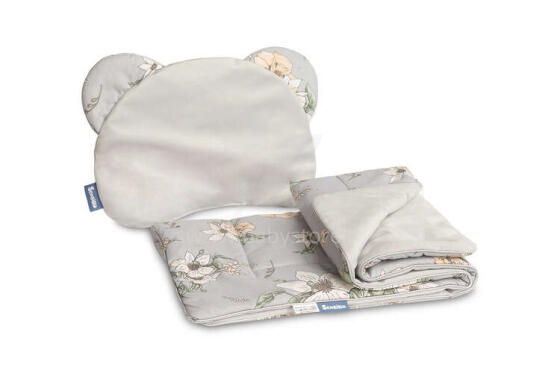 Velvet Pushchair Set – Lily Grey